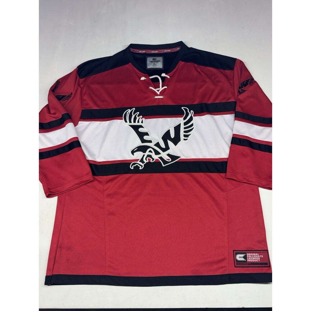 Eastern Washington Eagles NCAA Hockey Jersey Red Coliseum Athletics Mens XL